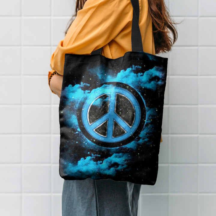 Hippie Cloud Blue Hippie Accessories Tote Bag