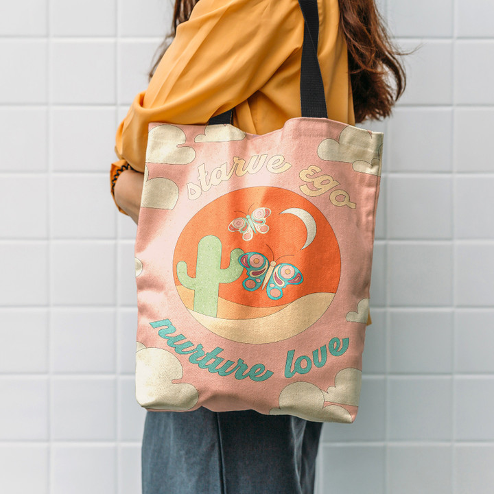 NURTURE LOVE Hippie Accessories Tote Bag