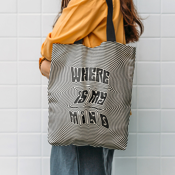 Where Is My Mind Trippy Hippie Accessories Tote Bag