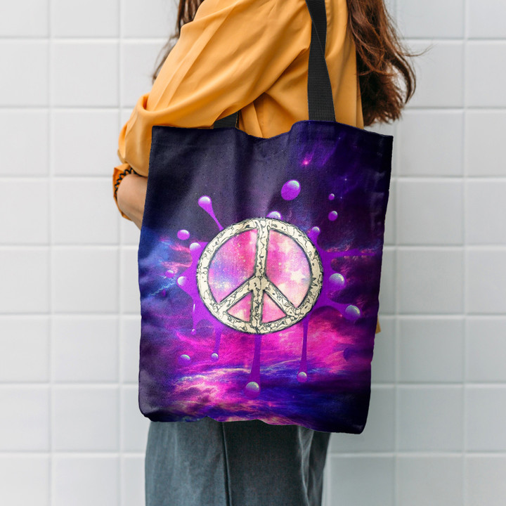Hippie paint Color Hippie Accessories Tote Bag