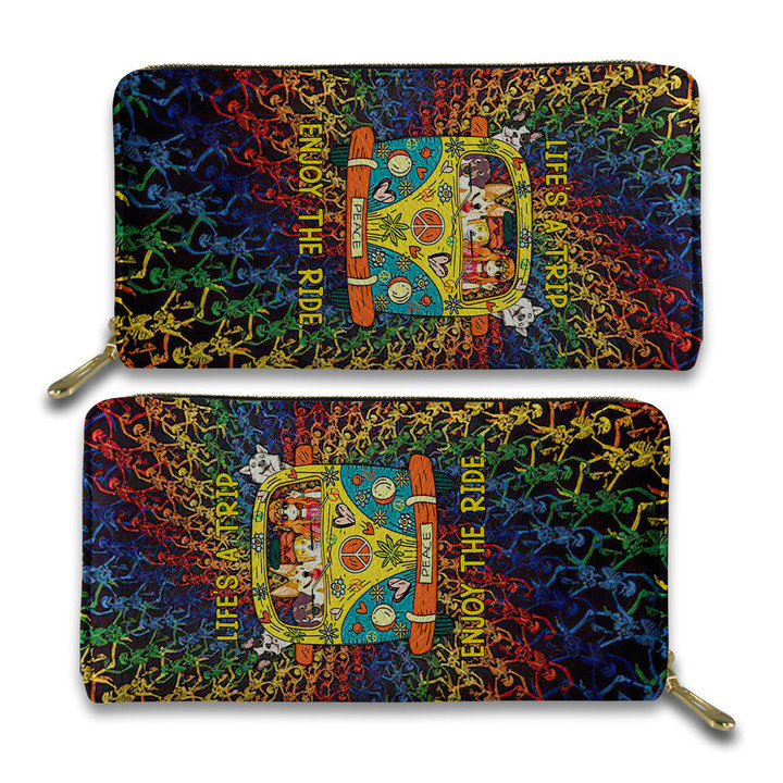 Bear Hippie Color Pattern Hippie Accessorie Woman Purse