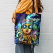 Hippie Girl Smoke Hippie Accessories Tote Bag