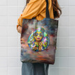 Hippie Girl Love Hippie Accessories Tote Bag