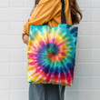 Tie Dye Pattern Hippie Accessories Tote Bag