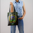 Hippie Car Pattern Ty Dye Hippie Accessories Tote Bag