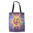 Psychedelic Peace Hippie Accessories Tote Bag