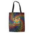 Bear Hippie Color Pattern Hippie Accessories Tote Bag