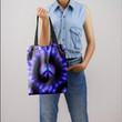 Hippie Mandala Purple Hippie Accessories Tote Bag