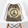 Hippie Mandala Color Hippie Accessorie Drawstring Backpack