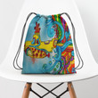 The Yellow Submarine Hippie Accessorie Drawstring Backpack