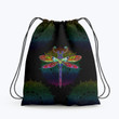 Bufterfly Mandala Hippe Pattern Hippie Accessorie Drawstring Backpack