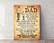 Gift For Dad, Dad And Son Canvas Wall Art, Gift From Son, Father's Day Gifts