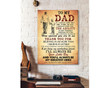 Gift For Dad, Dad And Son Canvas Wall Art, Gift From Son, Father's Day Gifts