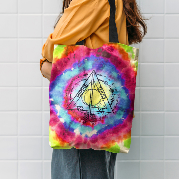 Hippie Thug Love Ty Dye Hippie Accessories Tote Bag