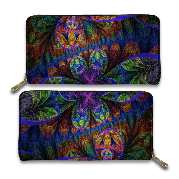 Hippie Psychedelic Leaves Hippie Accessorie Woman Purse
