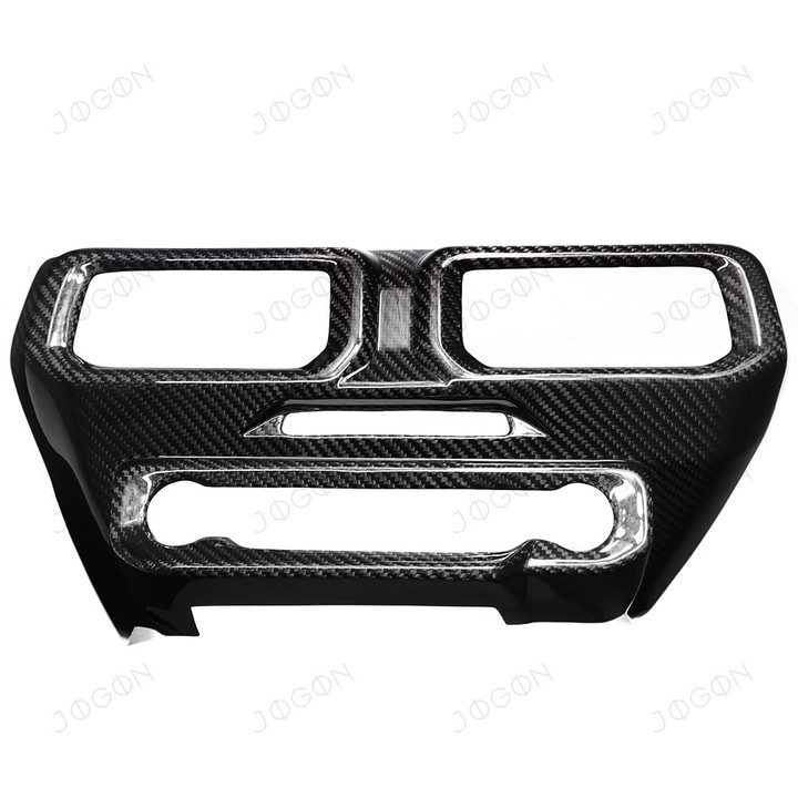 For Ford Mustang S650 GT Dark Horse 2024+ Car Center Console AC Vent Cover Dry Carbon Fiber Interior Trim D2FT047 D2FT033