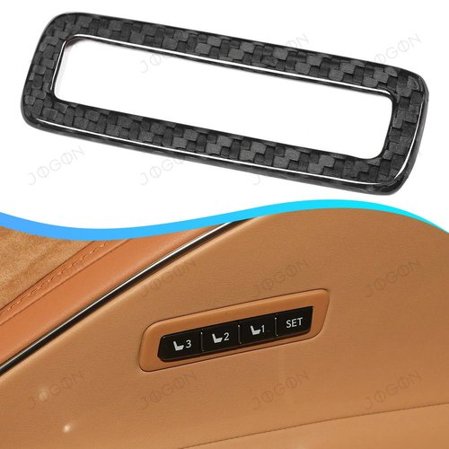 For Lexus LC500 500h 2018-2026 Memory Button Surround Real Pre-preg Carbon Fiber DALK020A