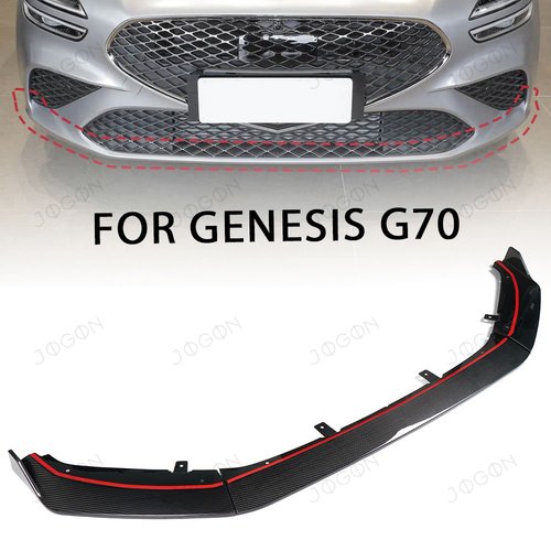 For Genesis G70 2020-2026 Front Lip Front Splitter Extension Real Carbon Fiber DAJN020A