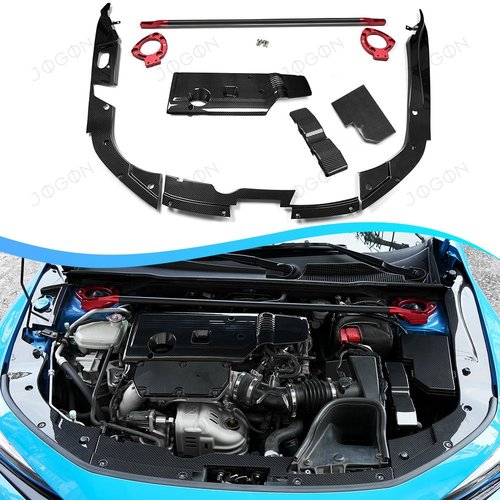 Engine Appearance Package For Acura Integra Type S DE5 DE4 A-Spec Base Pre-preg Carbon Fiber