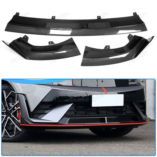 For Hyundai Ioniq 5 Ioniq 5N 2021-2025 Front Splitters Front Bumper Lip Replacement Real Carbon Fiber D1XD017A