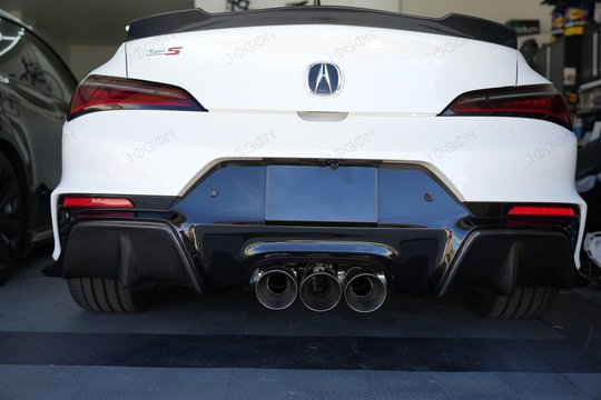 Pre-Preg Carbon Fiber Rear Diffuser Fin Extension Kit for Acura Integra Type S DE5 DAG041A