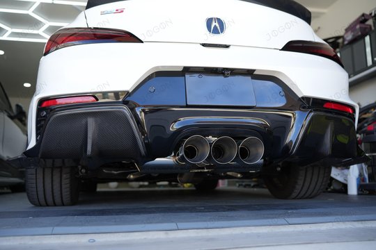 Pre-Preg Carbon Fiber Rear Diffuser Fin Extension Kit for Acura Integra Type S DE5 DAG041A