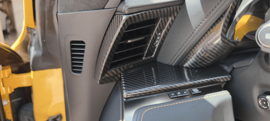 For Lexus LC500 500h 2018-2023 Dashboard Air Vent Outlet Bezel Real Pre-preg Carbon Fiber DALK017