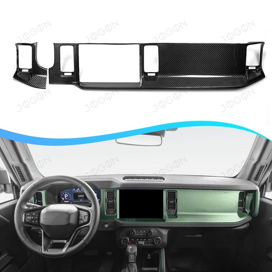 For Ford Bronco Raptor Heritage Badlands Stroppe 2021-2026 Center Dashboard Display Cover D3FT041A