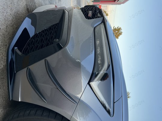 For Acura Integra DE4 DE5 2023-2026 Front Side Spoiler Fins Canards 4PC Real Carbon Fiber DAG028A