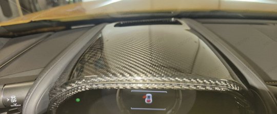 HUD Displayed Panel Pre-preg Carbon Fiber For Lexus LC500 500h 2018-2026 DALK023