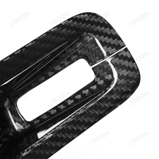 For 2020-2026 Corvette C8 Seat Belt Button Cover Real Pre-preg Carbon Fiber D1WT0146