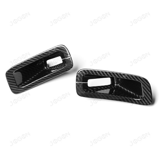 For 2020-2026 Corvette C8 Seat Belt Button Cover Real Pre-preg Carbon Fiber D1WT0146