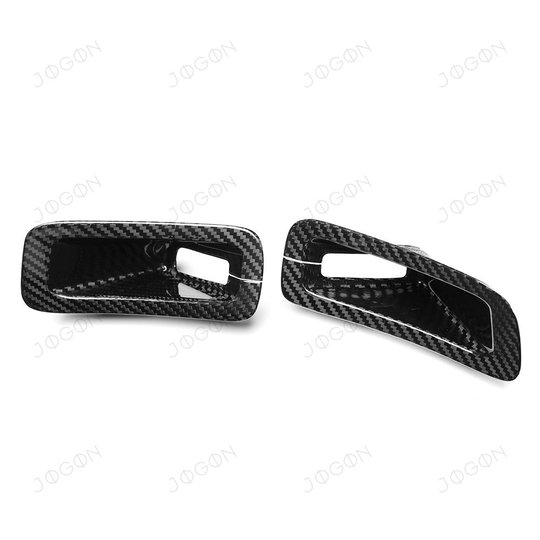 For 2020-2026 Corvette C8 Seat Belt Button Cover Real Pre-preg Carbon Fiber D1WT0146