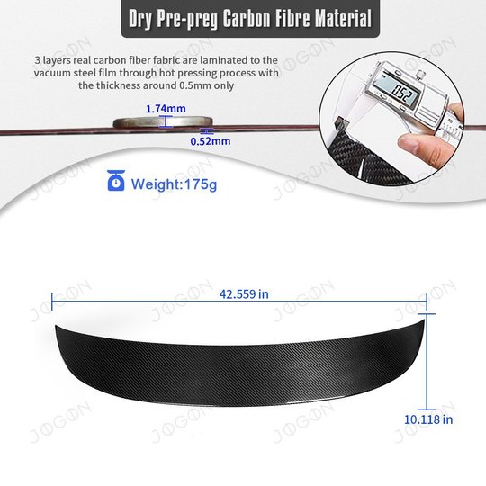 Rear Window Spoiler For Lexus LC500 Coupe Only 2018-2026 Pre-preg Carbon Fiber DALK026A