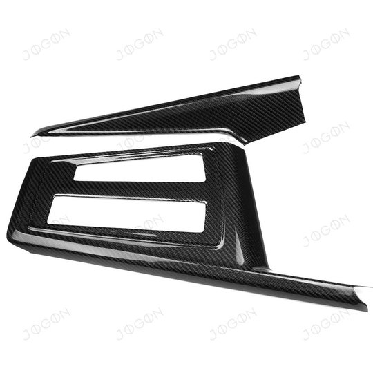 For RHD VW Golf 8 MK8 R-line GTI GTD GTE 2021-2026 Center Console Gear Shift Panel Real Pre-preg Carbon Fiber DDZ013