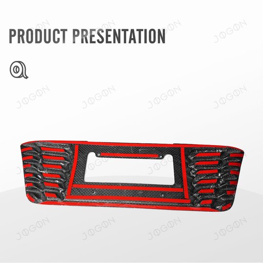 For Corvette C8 Z06 2023-2026 Rear License Plate Backing Cover Pre-preg Carbon Fiber D1WT0150A