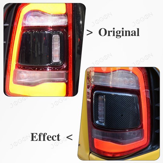 Pre-preg Carbon Fiber Tailgate Lamp Side Cover For Dodge Ram Laramie Tradesman BigHorn Rebel Longhorn Limited TRX 2019-2026 D1DQ031