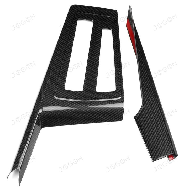 For RHD VW Golf 8 MK8 R-line GTI GTD GTE 2021-2026 Center Console Gear Shift Panel Real Pre-preg Carbon Fiber DDZ013