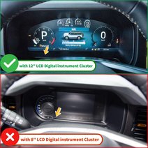 For Ford Bronco Raptor Heritage Badlands Stroppe 2021-2026 Center Dashboard Display Cover D3FT041A