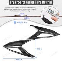 For Corvette C8 Stingray Z06 Z51 E-Ray 2020-2026 Rear Tailight Side Lamp Frame Cover Trim Dry Carbon Fiber D1WT0111A