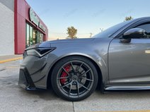 For Acura Integra DE4 DE5 2023-2026 Front Side Spoiler Fins Canards 4PC Real Carbon Fiber DAG028A