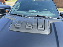For Ford F-150 F150 Raptor R 2023-2025 Hood Scoop Air Vent Cover Dry Carbon Fiber D1FT049A