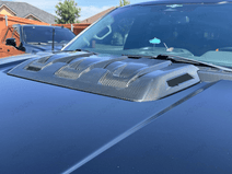 For Ford F-150 F150 Raptor R 2023-2025 Hood Scoop Air Vent Cover Dry Carbon Fiber D1FT049A