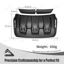 For Ford F-150 F150 Raptor R 2023-2025 Hood Scoop Air Vent Cover Dry Carbon Fiber D1FT049A