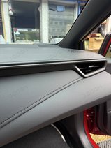For Toyota GR Corolla Corolla Cross 2023-2026 Center Dashboard Outlets Cover Dry Carbon Fiber DAFT010A