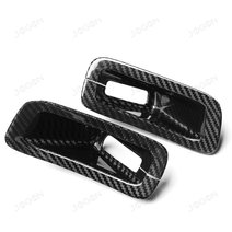 For 2020-2026 Corvette C8 Seat Belt Button Cover Real Pre-preg Carbon Fiber D1WT0146