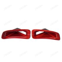 For 2020-2026 Corvette C8 Seat Belt Button Cover Real Pre-preg Carbon Fiber D1WT0146