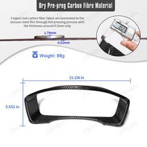 Instrument Cluster Bezel Pre-preg Carbon Fiber for Honda Civic Type R FL5 2023-2026 DHD024