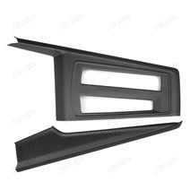 For RHD VW Golf 8 MK8 R-line GTI GTD GTE 2021-2026 Center Console Gear Shift Panel Real Pre-preg Carbon Fiber DDZ013