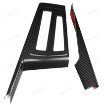 For RHD VW Golf 8 MK8 R-line GTI GTD GTE 2021-2026 Center Console Gear Shift Panel Real Pre-preg Carbon Fiber DDZ013